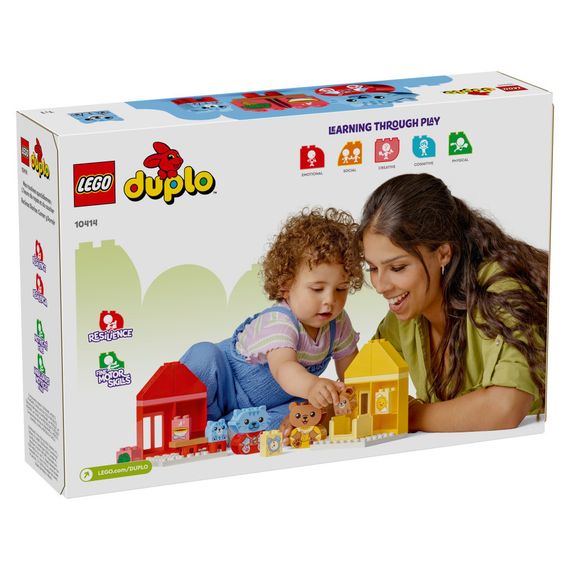 Конструктор LEGO DUPLO My First Повсякденні процедури: Час вечері й сну 28 деталей (10414) | Зображення 4