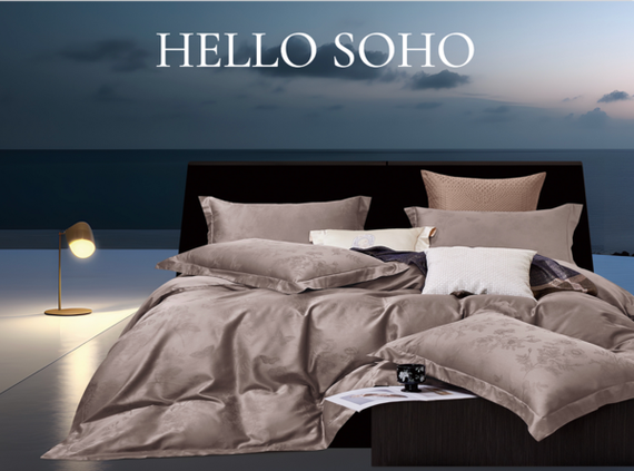 Комплект постільної білизни Soho Євро Boutique 200х230 см Butterfly Chiffon
