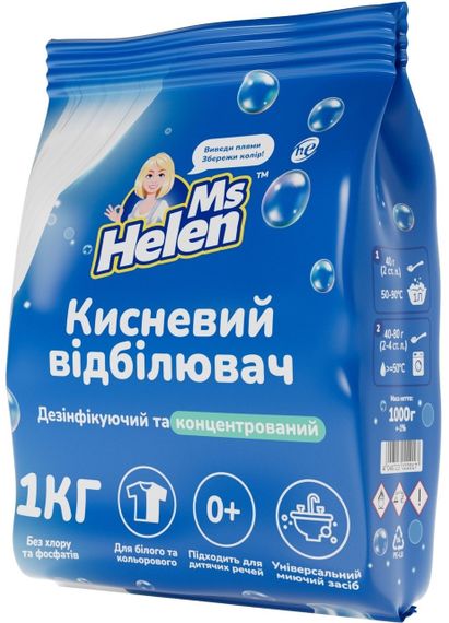 Кислородный отбеливатель Ms Helen 1 кг (4046723022017) | Зображення 1