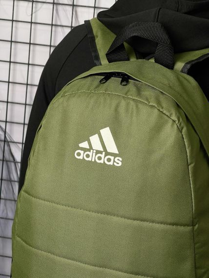Рюкзак Матрас Хакі Adidas (біле лого) | Зображення 3
