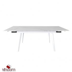 Стол раскладной Concepto HUGO CARRARA WHITE КЕРАМИКА 140-200 см