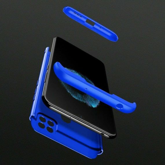 Чохол GKK 360 градусів для Xiaomi Redmi 9C / Redmi 10A колір Синій | Зображення 4