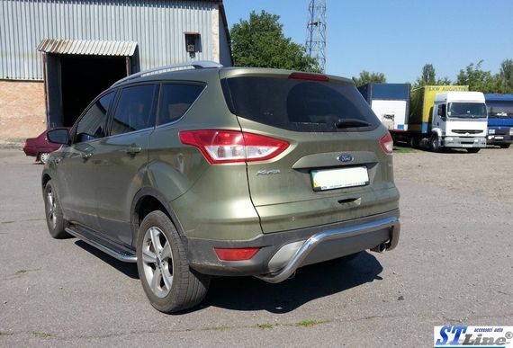 Задня дуга AK007 (нерж) для Ford Kuga/Escape 2013-2019 рр | Зображення 1