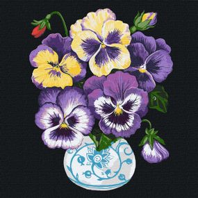 Картина за номерами "Анютини оченята" KHO3218 40х40
