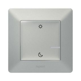 Valena Life with NETATMO. Умный беспроводной сценарный выключатель &quot;День / Ночь&quot; . Алюминий (752389)