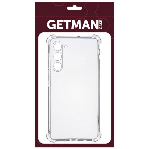 TPU чохол GETMAN Ease logo посилені кути Full Camera для Samsung Galaxy S23 Безбарвний (прозорий) | Зображення 2