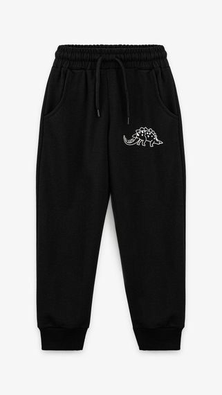 Спортивні штани однотонні для хлопчика Deniz 1724 110 см Чорний shop (2000999313899)