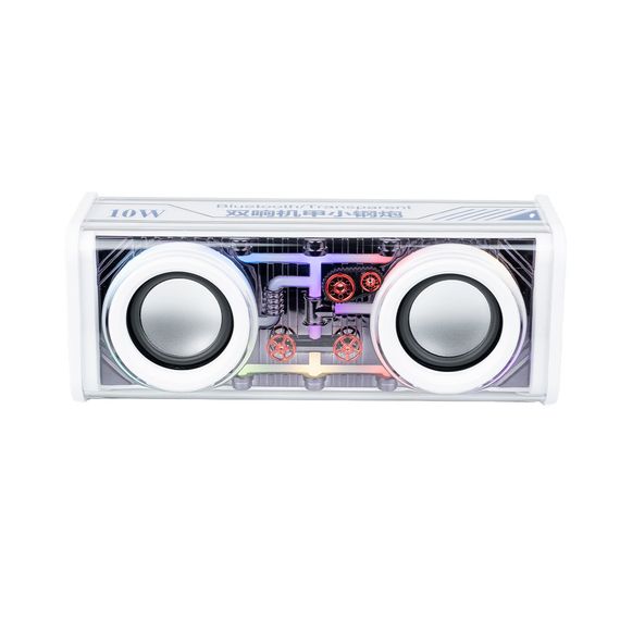 Колонка портативна V8 BT/TF/USB/TWS 10 Вт біла V8W | Зображення 1