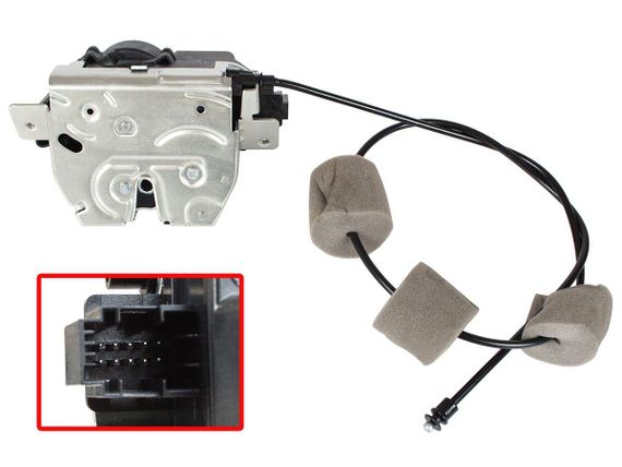 Mercedes W251 / V251 R-Class 2006- замок задний ляды багажника трос 90 см | Зображення 1