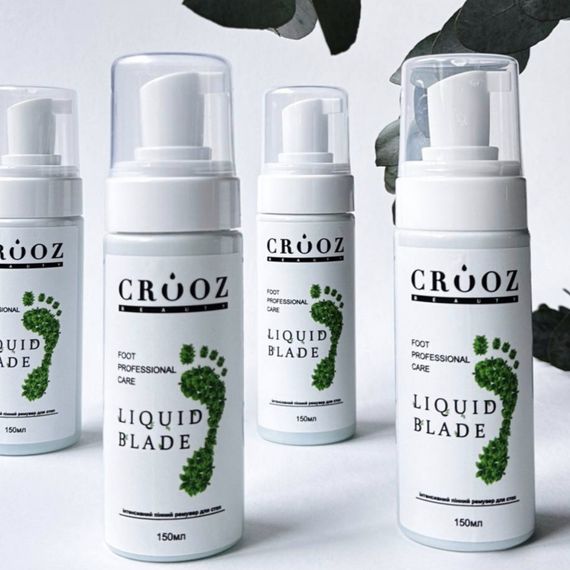 Інтенсивний пінний ремувер для стоп CROOZ Liquid Blade 150мл | Зображення 1