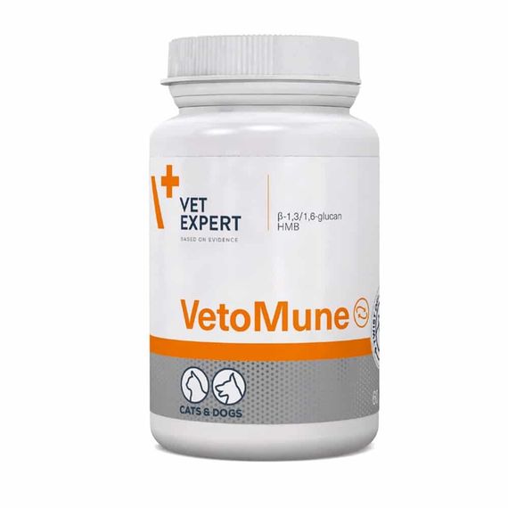 Витамины для укрепления иммунитета у собак и котов Vet Expert Vetomune, 60 табл