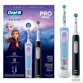 Електрощітка BRAUN Oral-B D103 Frozen (3+) + Pro 1 D305 (Family Edition)