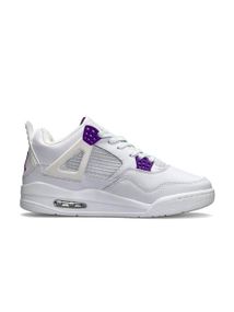 Зимние женские кроссовки Air Jordan Retro 4 Fleece Termo  White Purple W , Вьетнам 40 25.5