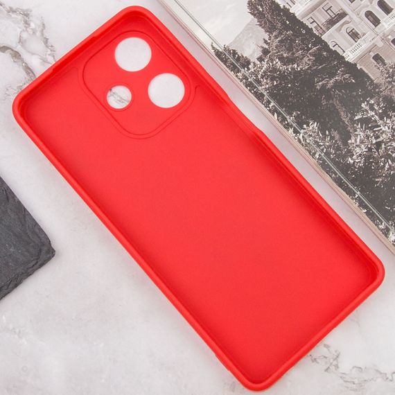 Силиконовый чехол Candy Full Camera для Infinix Hot 30 Красный / Red | Зображення 2
