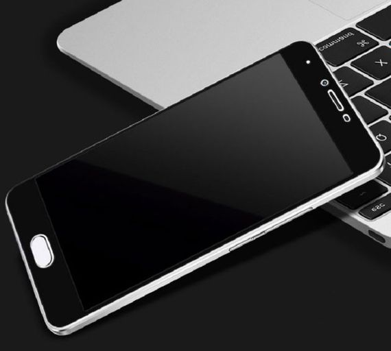 Full Cover защитное стекло для Meizu U10 - Black | Зображення 2