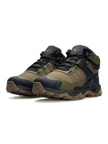 Зимові Чоловічі кросівки New Salomon X Ultra 4 Mid Fur Khaki Black  (топ якість) A4863