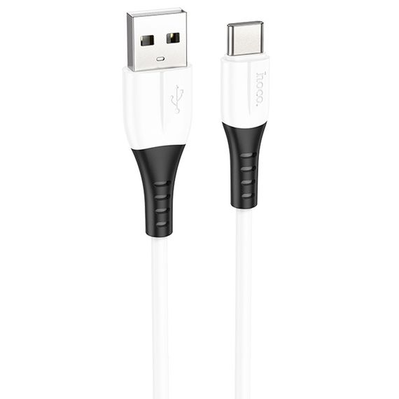 Дата кабель Hoco X82 Silicone USB to Type-C (1m) White