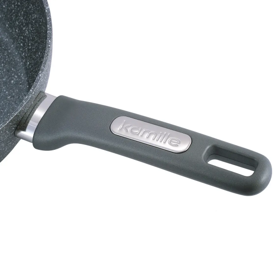 Сковорідка-сотейник d24*7,5см литий алюміній а/п Granite 4292GR KAMILLE | Зображення 4