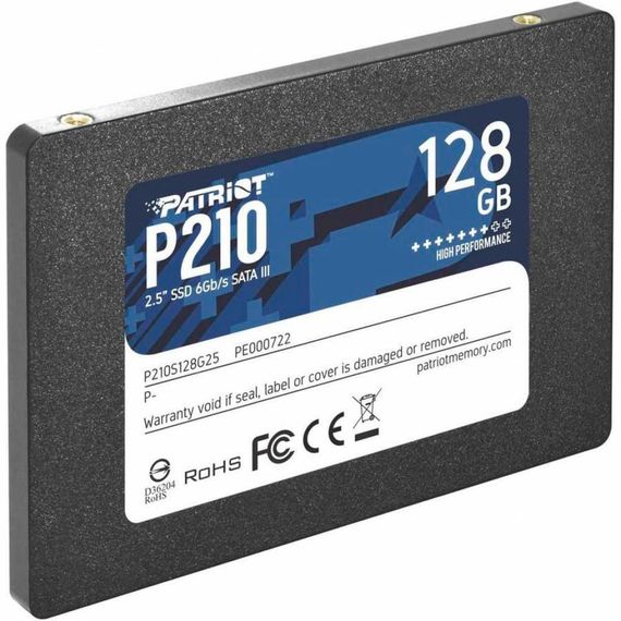 Накопичувач SSD 2.5" 128GB Patriot (P210S128G25) | Зображення 1