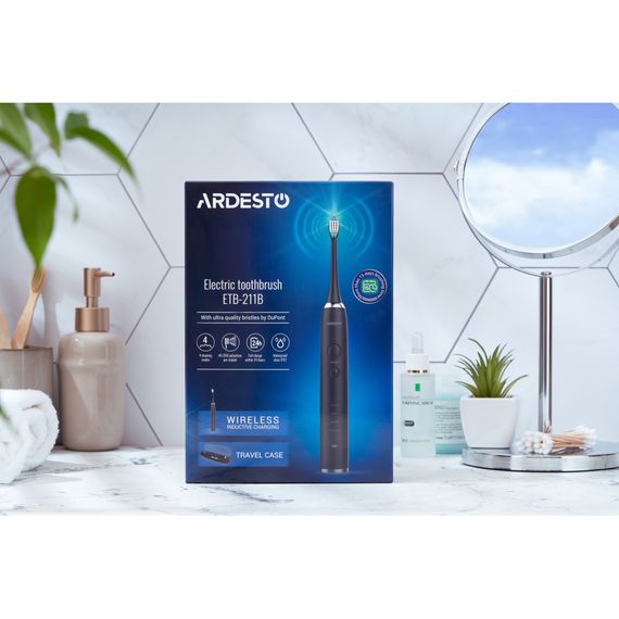 Електрична зубна щітка Ardesto ETB-211B | Зображення 9