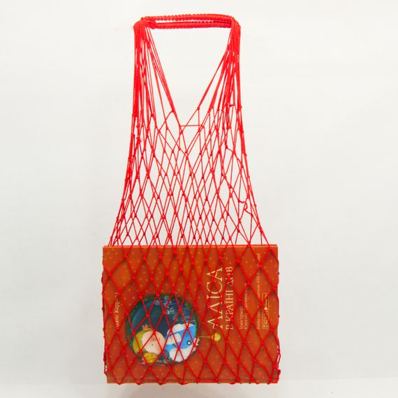 Авоська ГАЛАН-ТЕКСТИЛЬ полиэстеровая нить красная