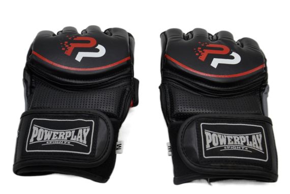Рукавиці для MMA PowerPlay 3093 Чорні M | Зображення 5