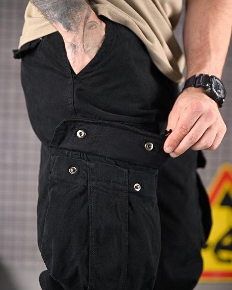 Городские штаны карго Jean black РП7437 | Зображення 7