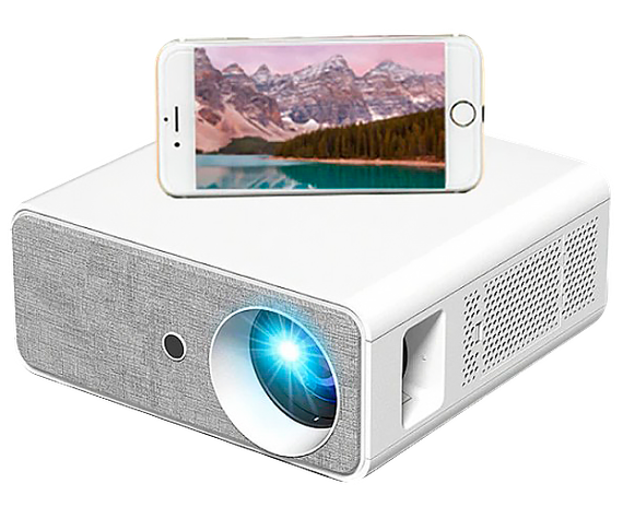 Портативний Full HD проектор XPRO PANOPLUS XRT (5200 lumen) з WiFi функцією Screen Mirroring та функцією Bluetooth колонки + Тренога 1 метр у комплекті | Зображення 2