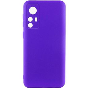 Чохол TPU GETMAN Liquid Silk Full Camera для Xiaomi Redmi Note 12S Синій / Iris