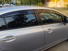 Ветровики (4 шт, Sunplex Sport) для Honda Civic Sedan IX 2011-2016 гг