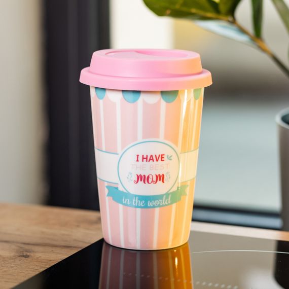 Стакан фарфоровый 420 мл с силиконовой крышкой I have the best mom RX-N240288HM | Зображення 2