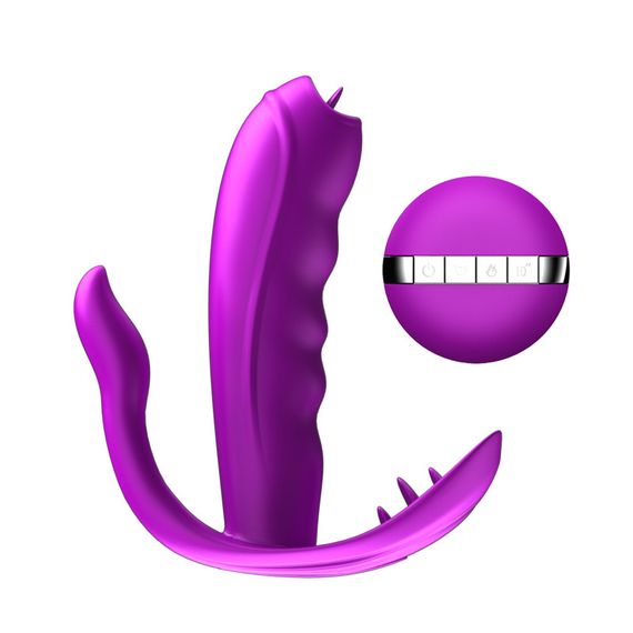 Вибростимулятор Silicone Panty Vibrator USB 7 Function / Heating Sex Aura