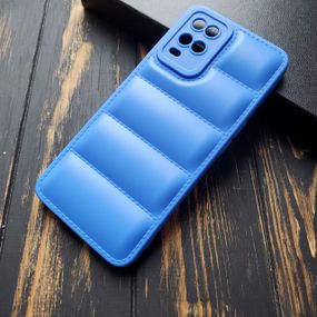 Чохол силіконовий Down Jacket для Oppo A54 / A55 колір Синій
