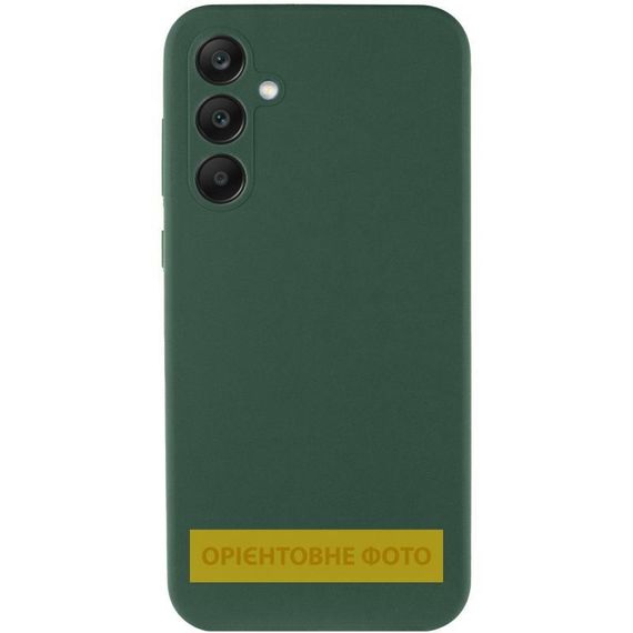 Чехол Silicone Cover Lakshmi Full Camera (AAA) для Samsung Galaxy S25 Edge Белый / White Зелений / Cyprus Green | Зображення 1