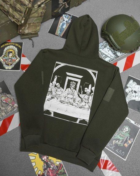 Худі CELEO на флісі олива diner ВТ3889