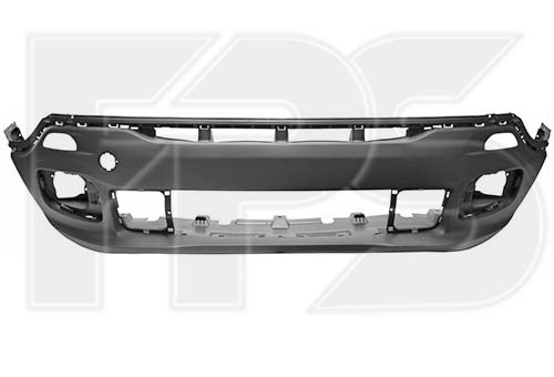 Передний бампер Jeep Renegade '14-  без отв. под п/троник