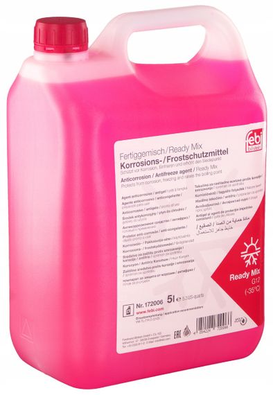 Антифриз Febi Аntifreeze Червоний G12 готовий 5л.