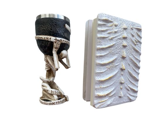 Подарунковий набір Келих 3D Скелет на Колені та Блокнот 3D «Око Крижаного Хранителя» | Зображення 1