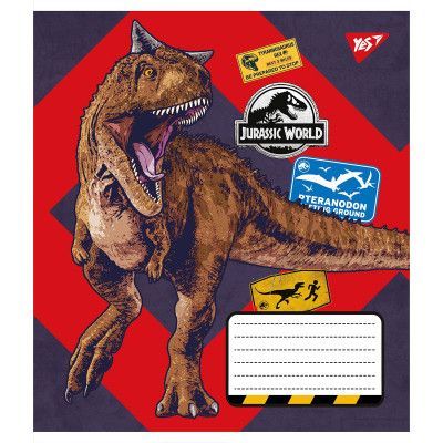 Тетрадь Yes А5 Jurassic world 18 листов, линия (766350) | Зображення 3