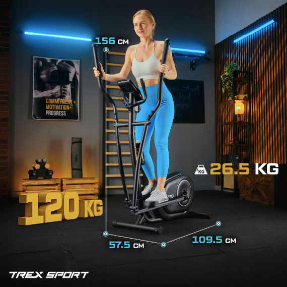 Орбитрек Trex Sport TX-400CT Dash магнитный черный | Зображення 3