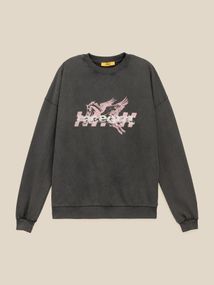 Світшот з принтом жіночий LAWA WBC02496 XL Графітовий shop (2000999613937)