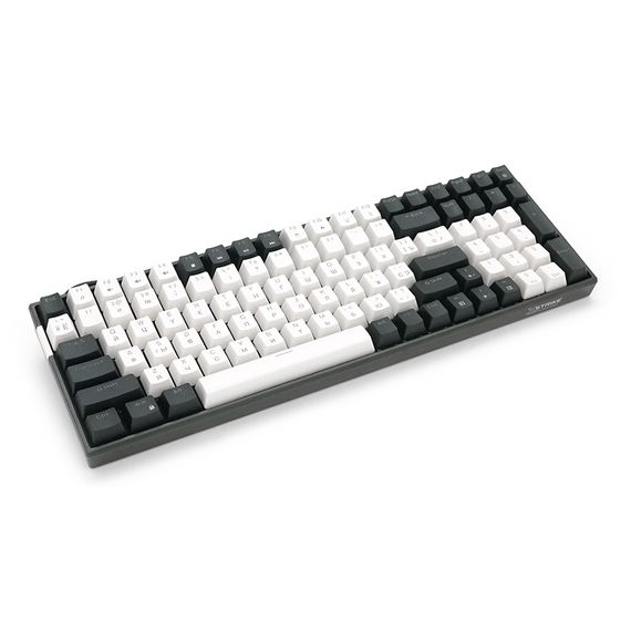 Механічна клавіатура USB XSTRIKE XS-1030, довжина кабелю 150см, RGB підсвічування, Eng/Укр/Рус, 395х150х45 мм, Black/White, 100к, | Зображення 2