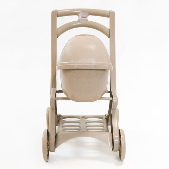 Коляска для ляльок з люлькою 0121/02eco бежевий | Зображення 3