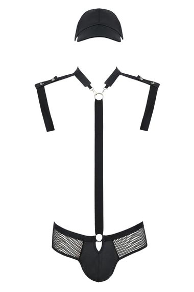 Сексуальный мужской эротический комплект Passion 038 SET JOHN, Черный, L, XL, L/XL | Зображення 2
