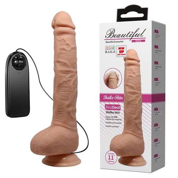 Вібратор - Beautiful Encounter Dick Vibrator Flesh Sex Aura | Зображення 1