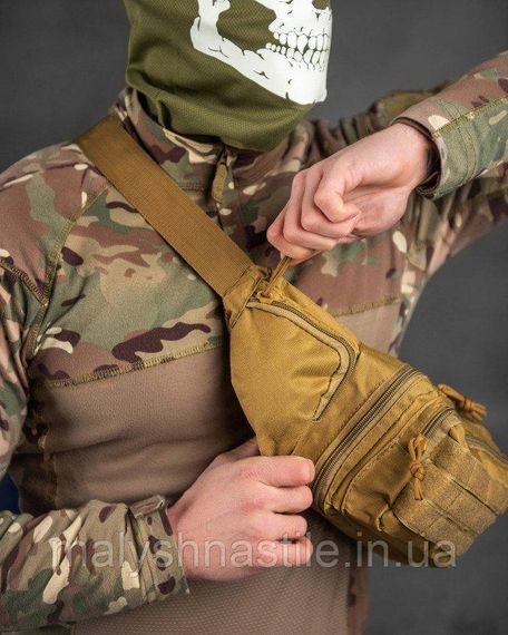Тактическая сумка на пояс MILITARY RANGERS кайот ВТ7592 | Зображення 3