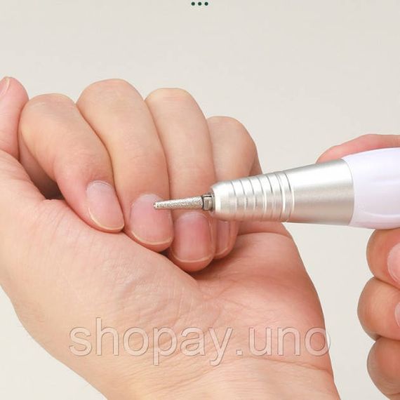 Портативный Фрезер для ногтей Nail Drill YT-928 аккумуляторный с индикатором заряда на 35 000 оборотов | Зображення 3