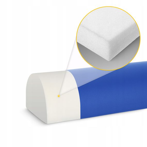 Полувалік для реабілітації та масажу 4FIZJO 60 x 18 x 12 Blue (P-5905973402934) | Зображення 3