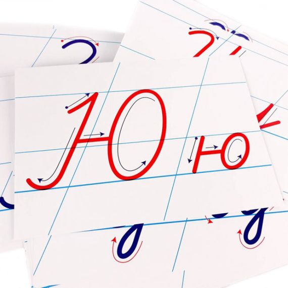 Дитячі навчальні картки Українська абетка прописна 116761 А5, 200х150 мм | Зображення 1