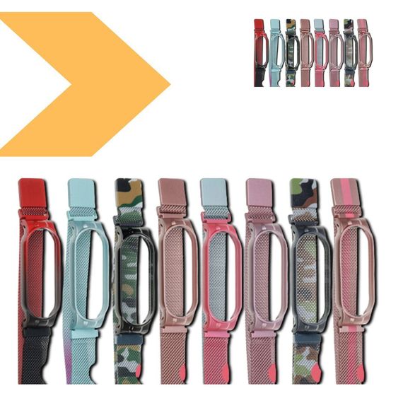 Ремінець Mi Band 5/6 Milanese Loop метал № 6 XPRO (MAW-42965_236) | Зображення 1